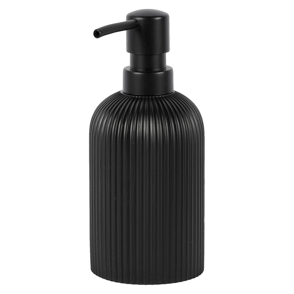 Seifenspender Samos schwarz Polyresin