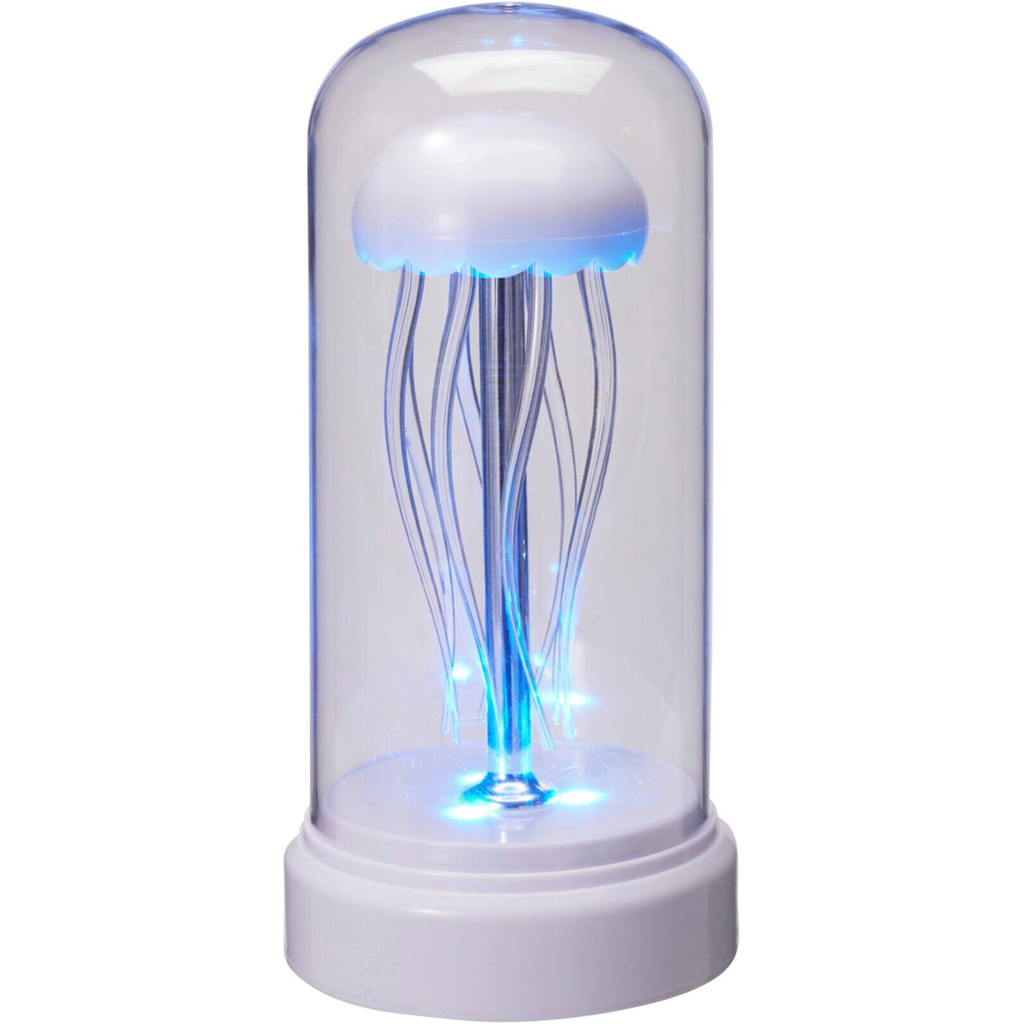 LED-Tischleuchte transparent rosa Kunststoff H/D: ca. 20,5x10 cm