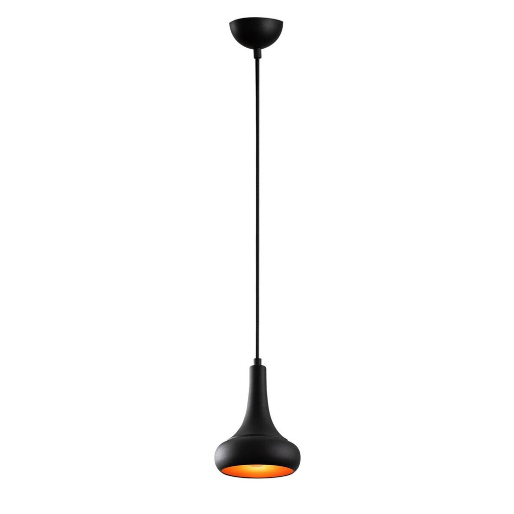 Opviq Pendelleuchte schwarz Metall B/H/T/L/D: ca. 16x117x16x16x16 cm E27 1 Brennstellen