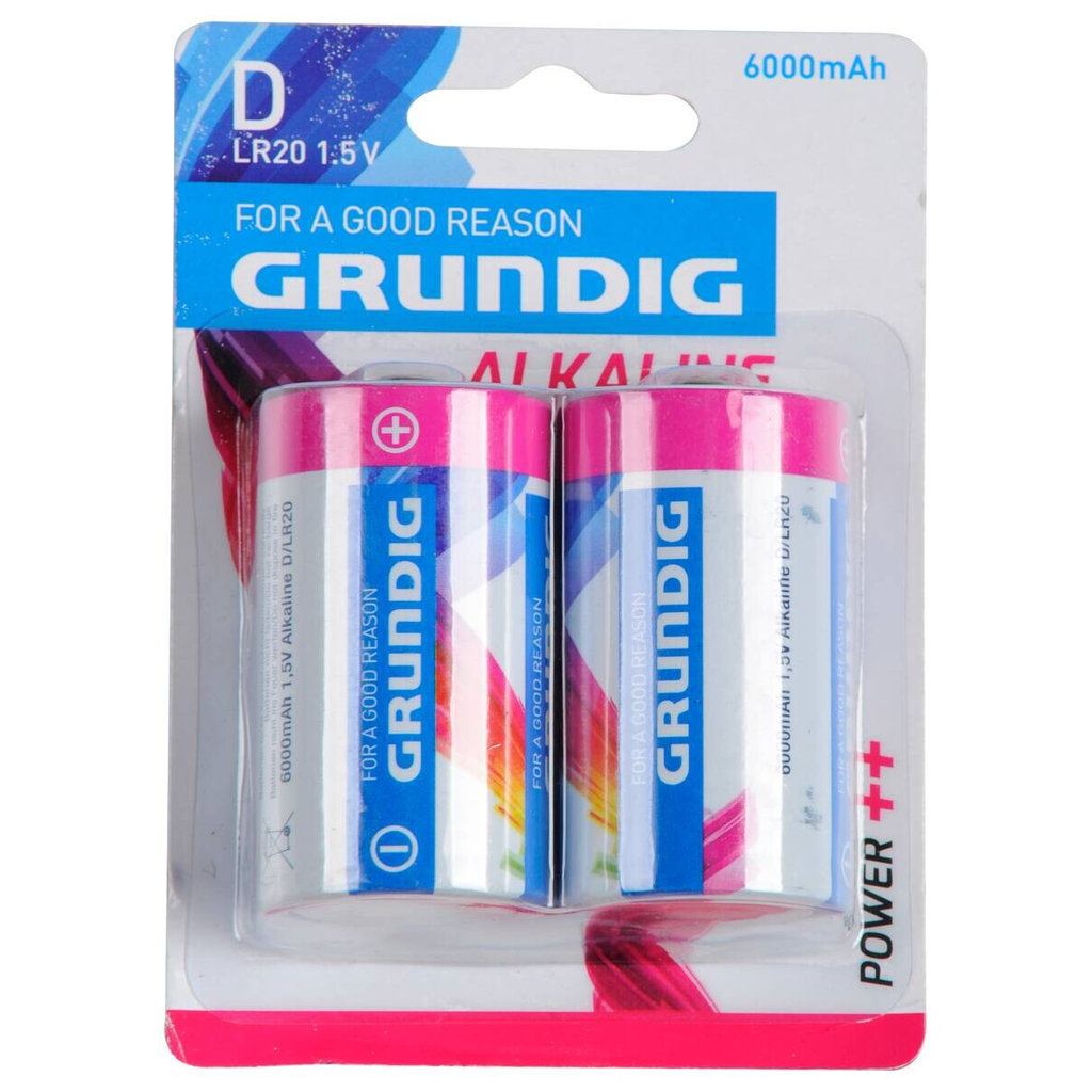 Grundig Batterie D/Mono (LR20) 2er Pack