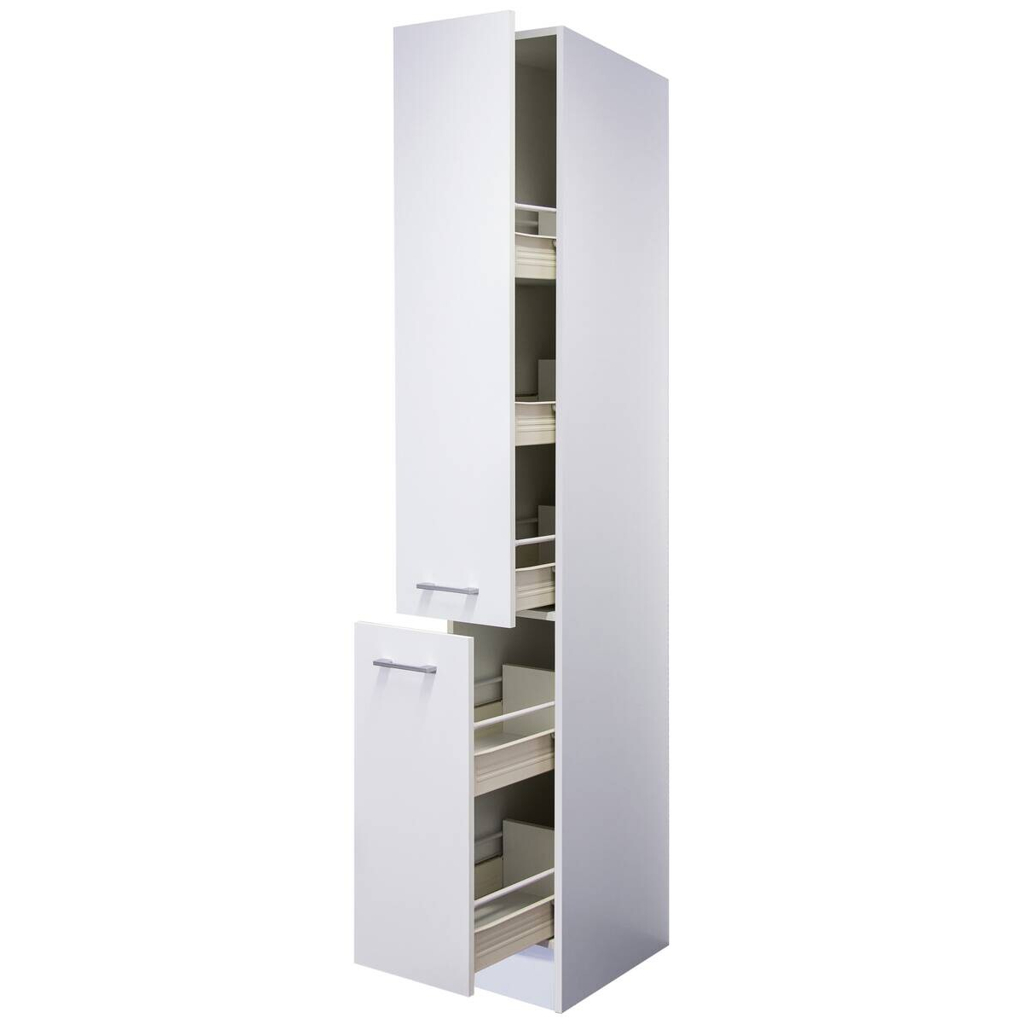 Apothekerschrank Lucca weiß matt B/H/T: ca. 30x200x57 cm