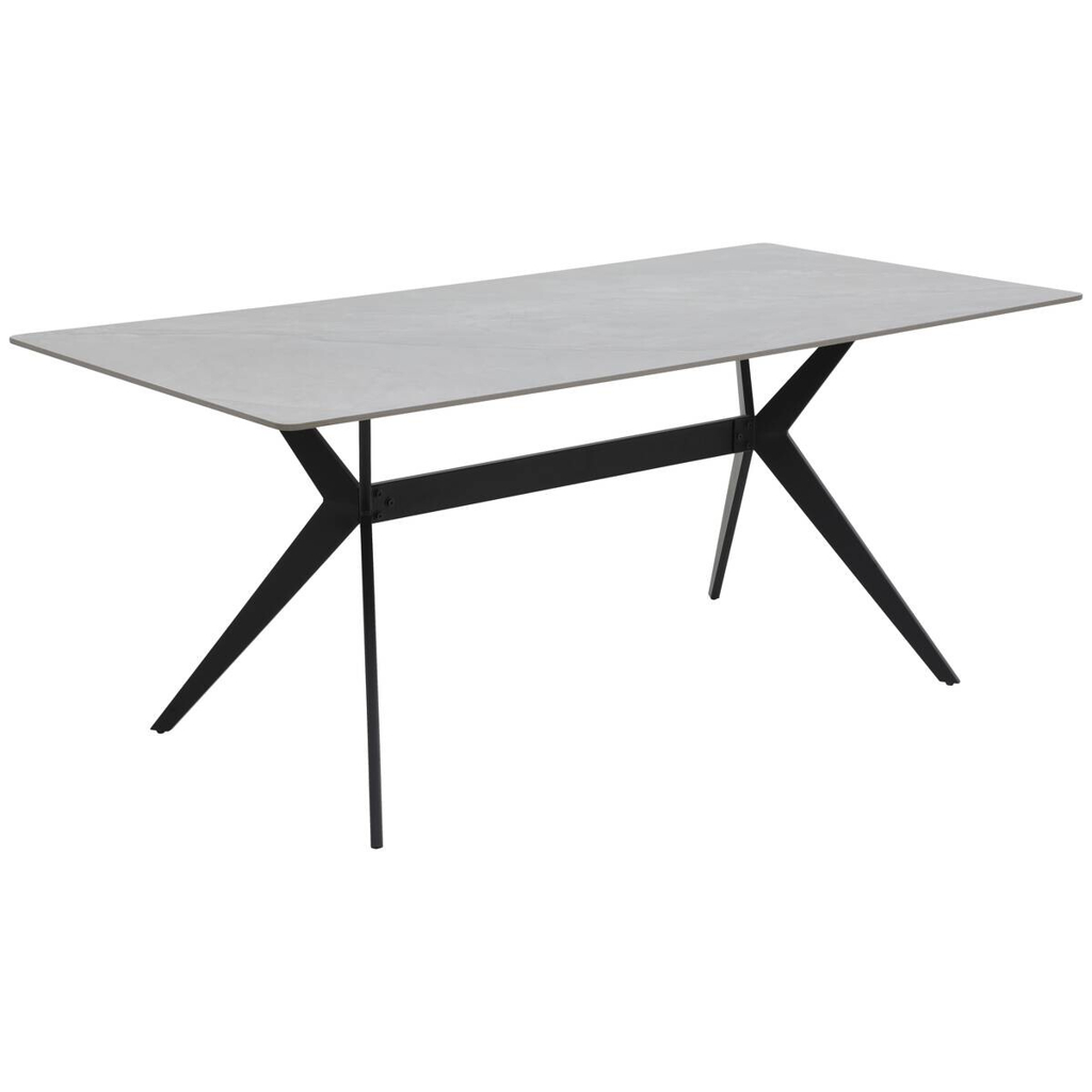 Esstisch Paccino I grau Marmor Optik B/H/T: ca. 180x76x90 cm