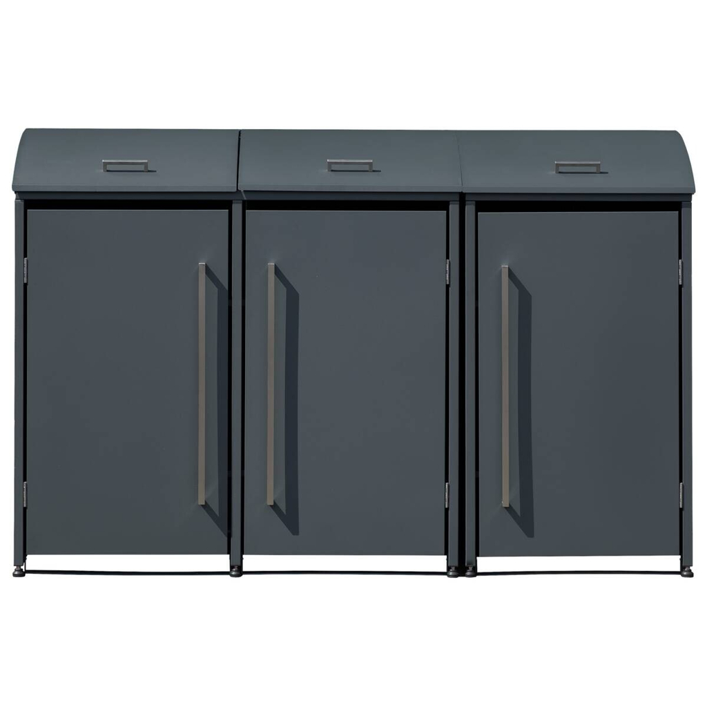 Westmann Mülltonnenbox Moderna anthrazit B/H/L: ca. 211x135x83 cm