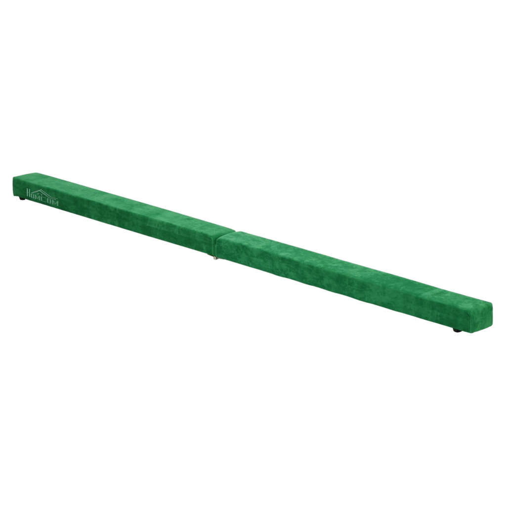 HOMCOM Schwebebalken grün Kiefer B/H/L: ca. 10x6,5x210 cm