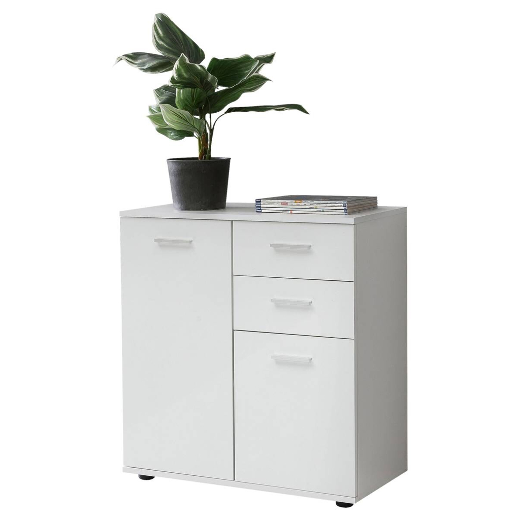 Sideboard weiß B/H/T: ca. 71x78x35,5 cm
