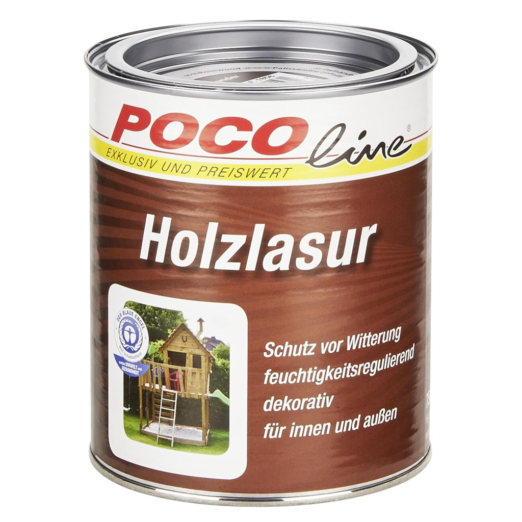 POCOline Acryl Holzlasur palisander ca. 0,75 l