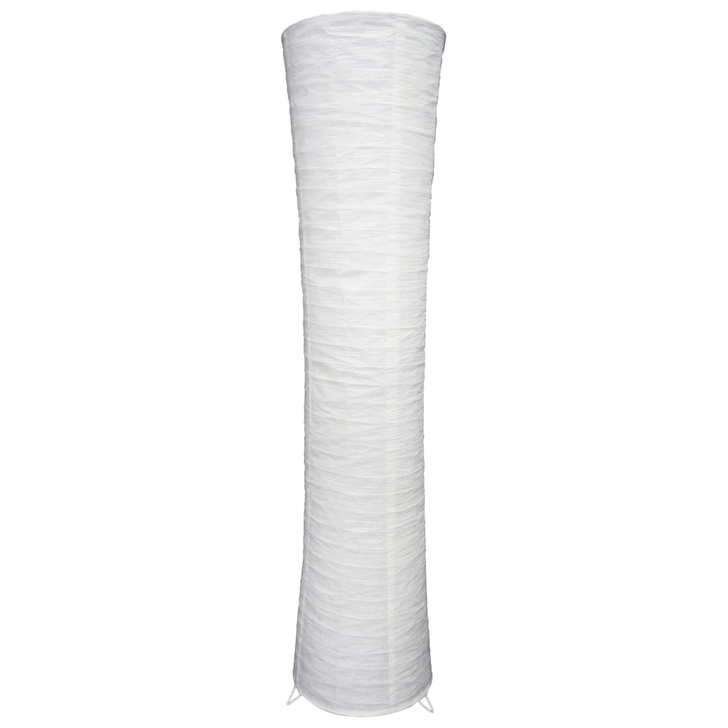 POCOline Stehlampe Curvy weiß Metall H/D: ca. 110x25 cm E14 2 Brennstellen