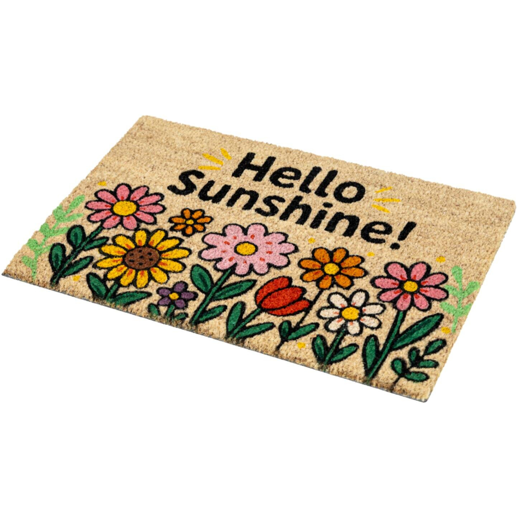 Fußmatte Kokos Sunshine Multi B/L: ca. 40x60 cm