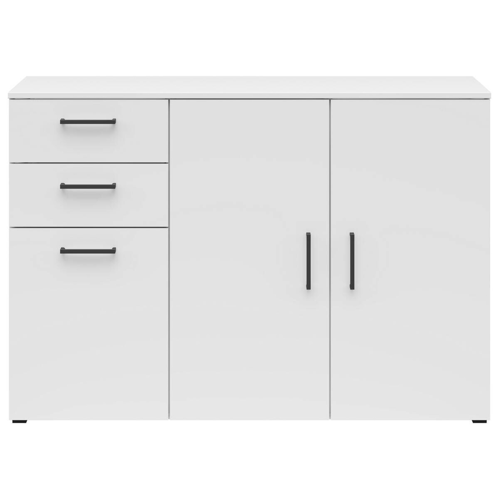 Kommode Multi-Stauraum Typ 28 weiß B/H/T: ca. 120x83x40 cm