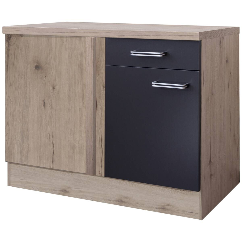 Eckunterschrank Elva anthrazit B/H/T: ca. 110x86x60 cm