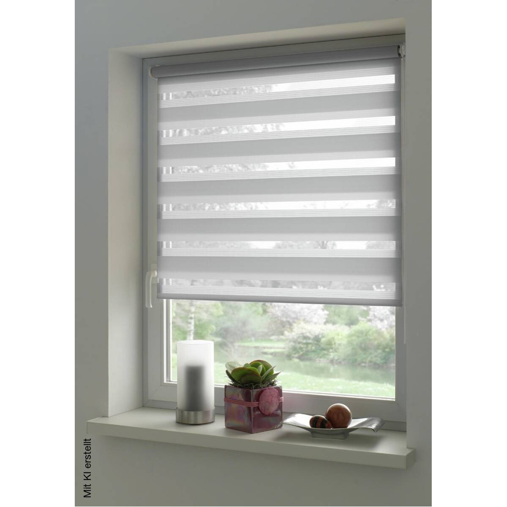 Doppelrollo Easyfix hellgrau B/L: ca. 80x150 cm