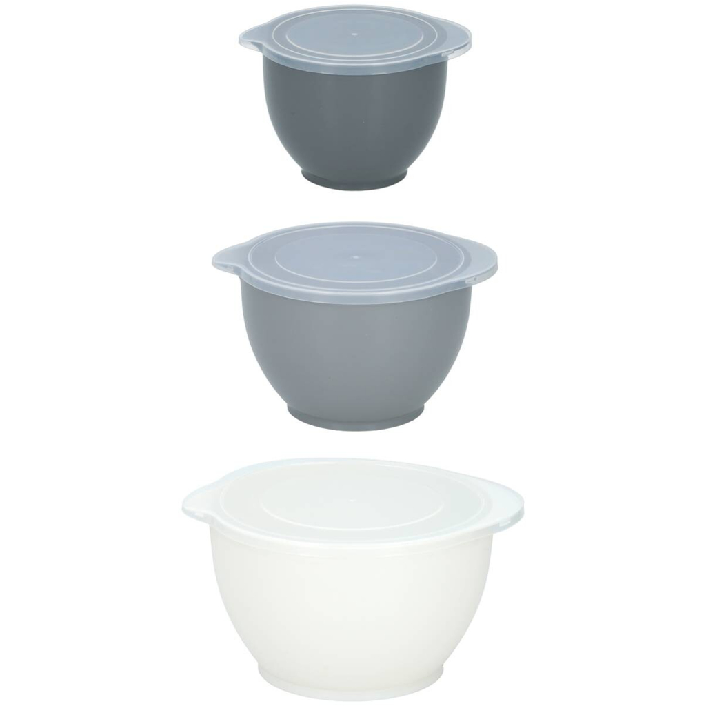 Salatschüsselset 6tlg. weiß