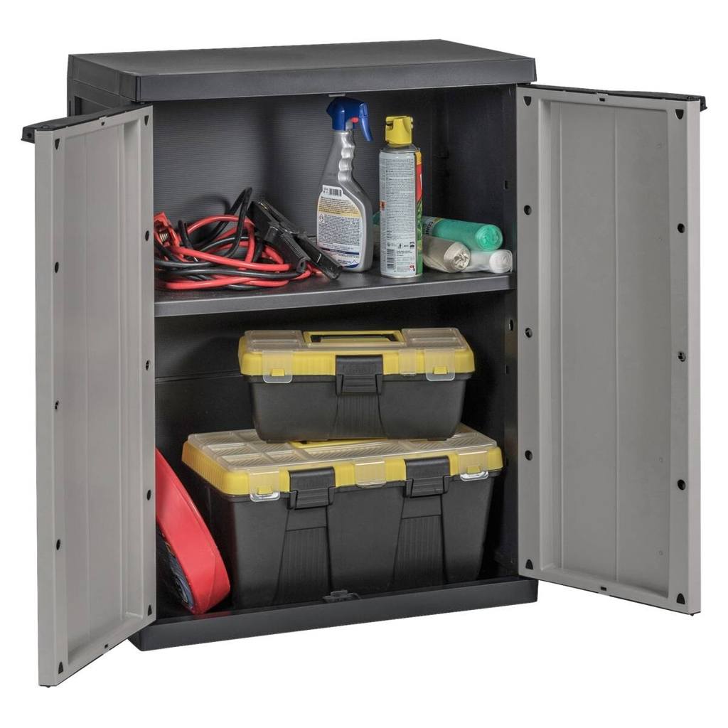 Toomax Kunststoffschrank grau B/H/T: ca. 65x85x37 cm