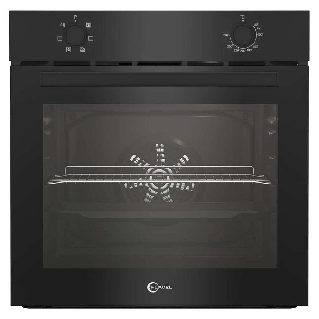 FLAVEL Einbaubackofen FLIE22000BRX schwarz B/H/T: ca. 59,4x59,5x56,7 cm