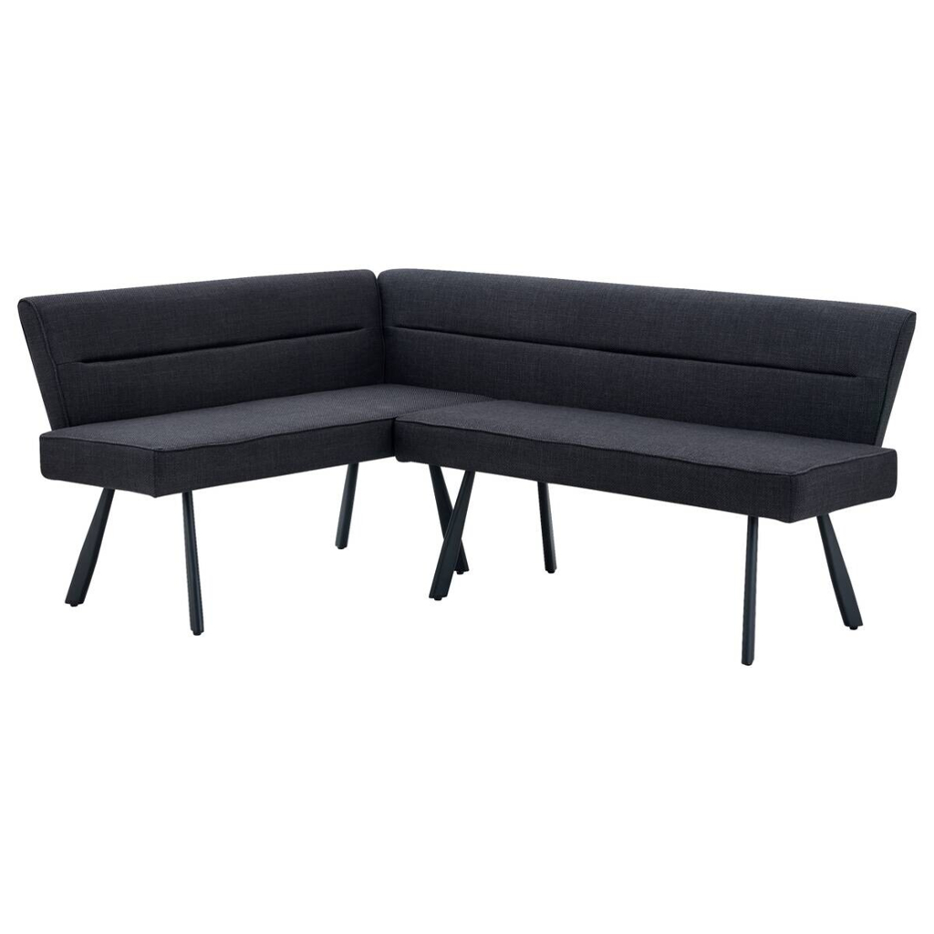 Eckbank Amilia anthrazit B/H/L: ca. 181x48x140 cm