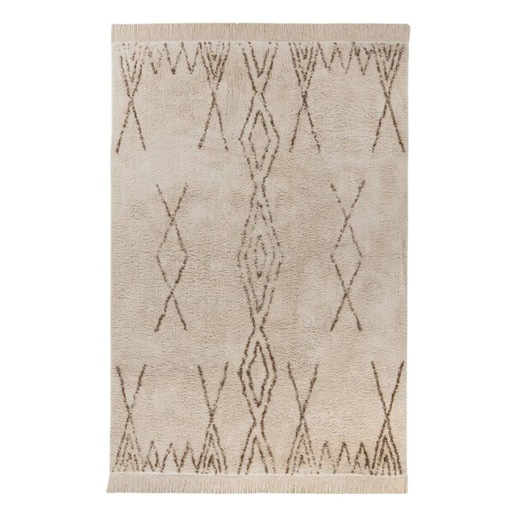 Kayoom Kurzflorteppich Alena braun B/H/L: ca. 120x2x170 cm