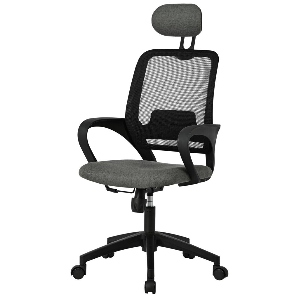 Chefsessel Ela schwarz Stoff
