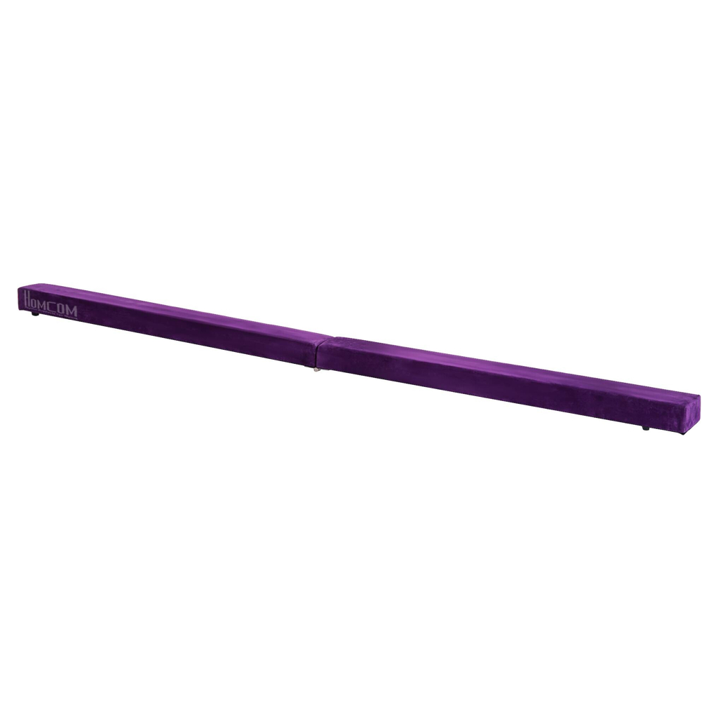 HOMCOM Schwebebalken violett Kiefer B/H/L: ca. 10x6,5x210 cm