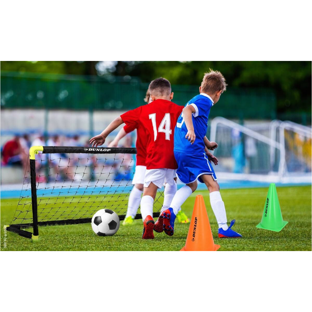 Dunlop faltbares Fußballtor schwarz B/H/T: ca. 90x59x61 cm