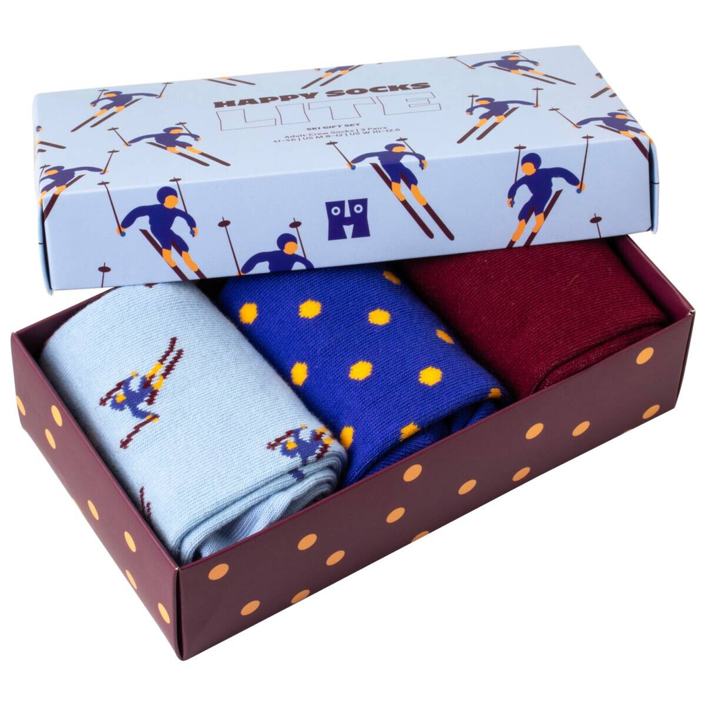 HappySocks Socken Weihnachten 3er Pack mehrfarbig Baumwolle