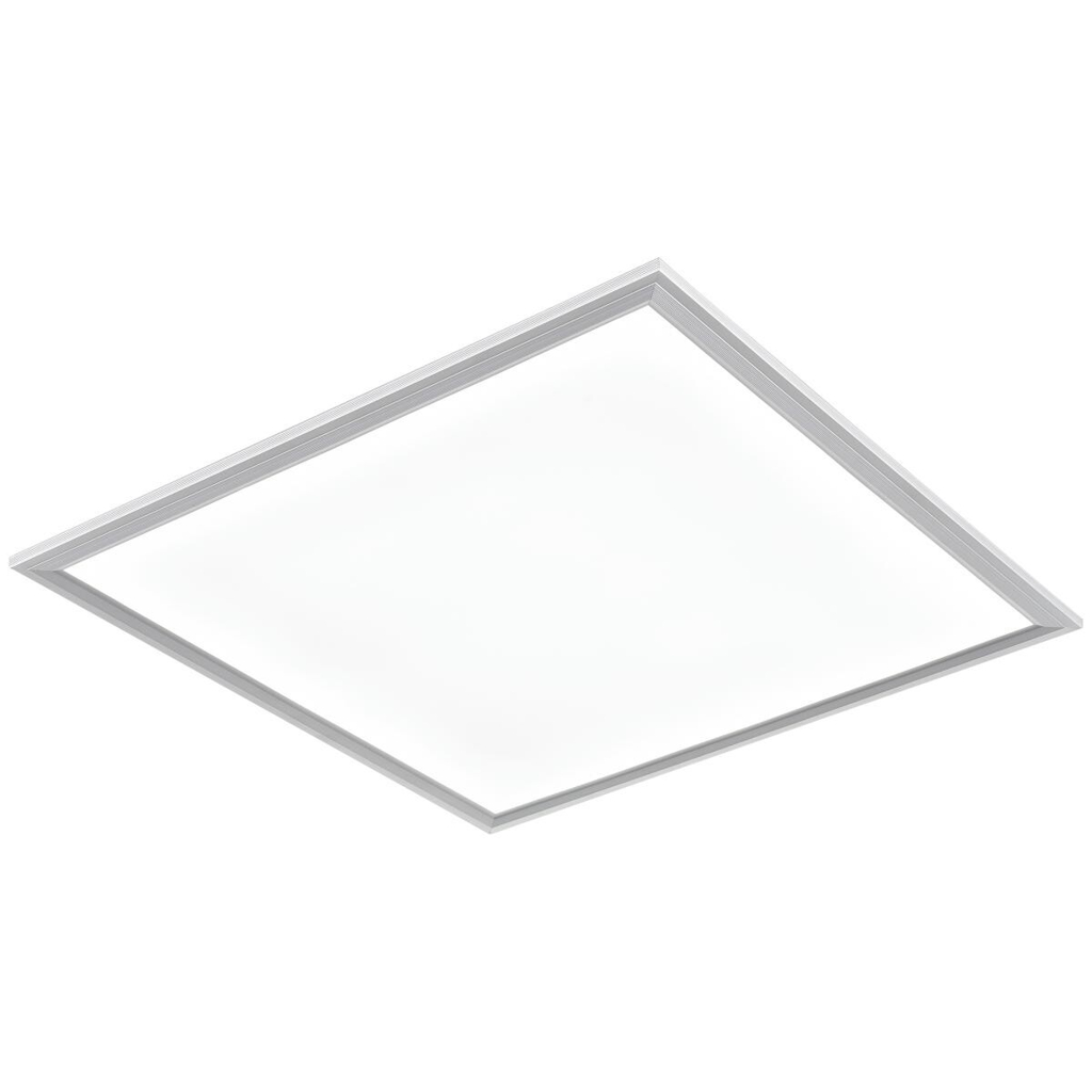 POCOline Deckenpanel Plano weiß silber Kunststoff Aluminium B/H/L: ca. 30x7x30 cm