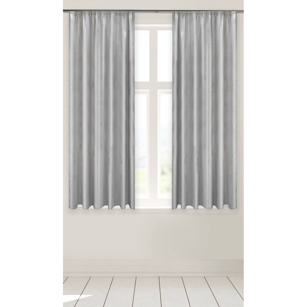 ACUS design collection Dekovorhang Paradiso silber B/L: ca. 140x175 cm