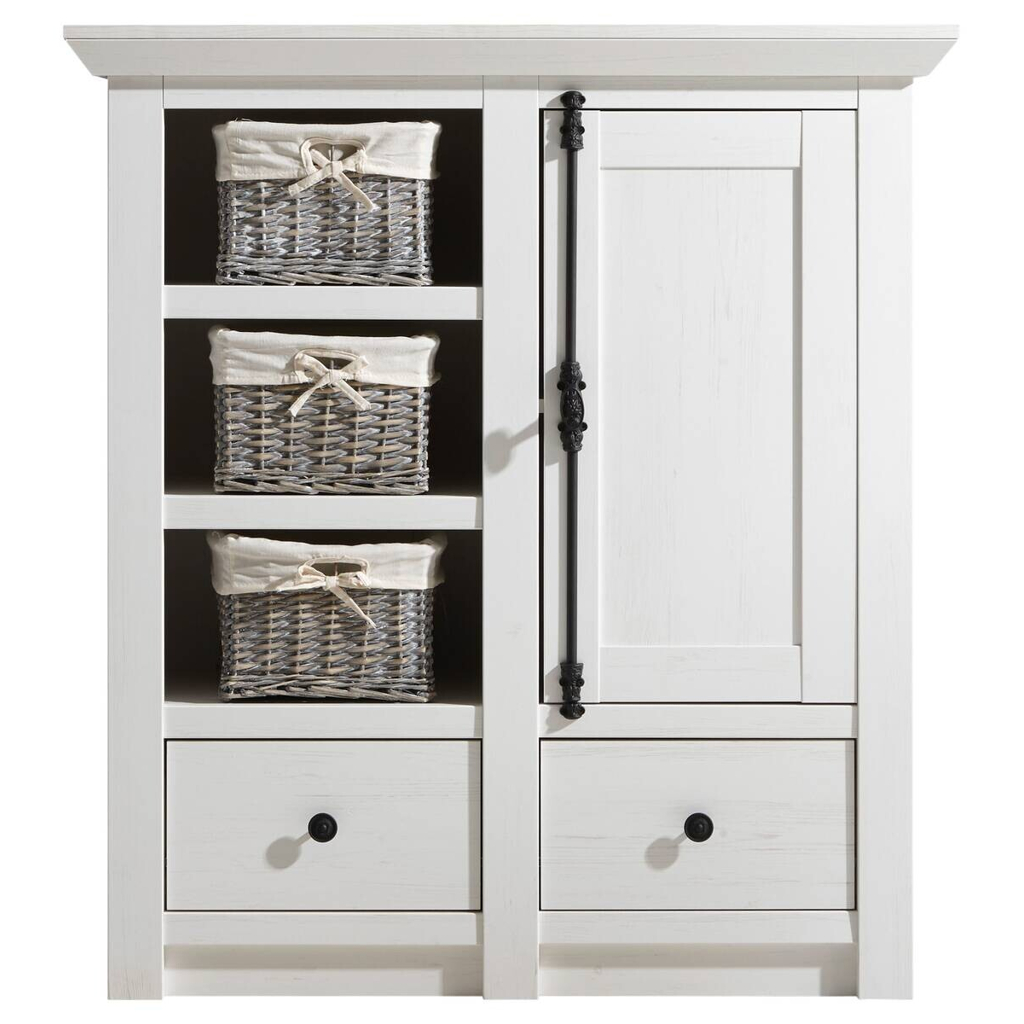 Highboard Westerland weiß B/H/T: ca. 105x115x45 cm