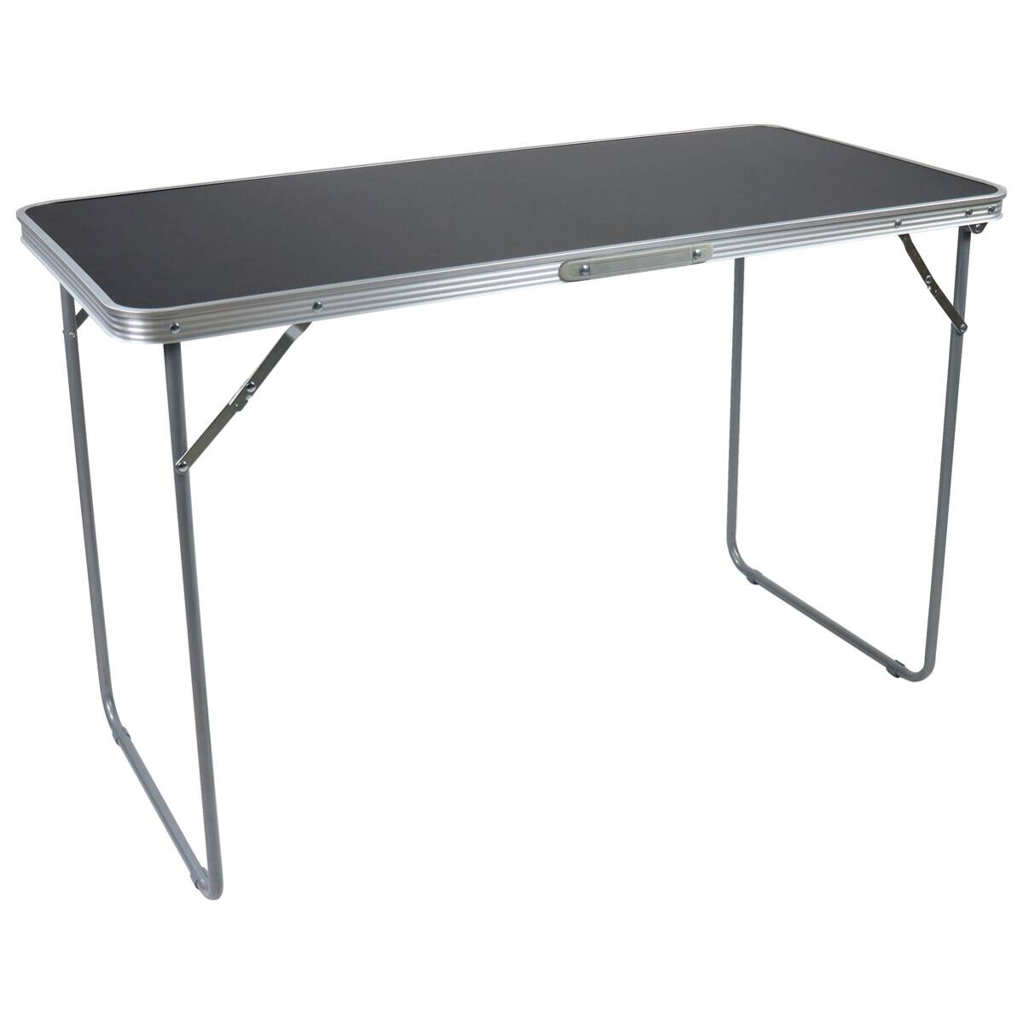 VCM Campingtisch Galdas schwarz Metall B/H/T: ca. 110x70x53 cm