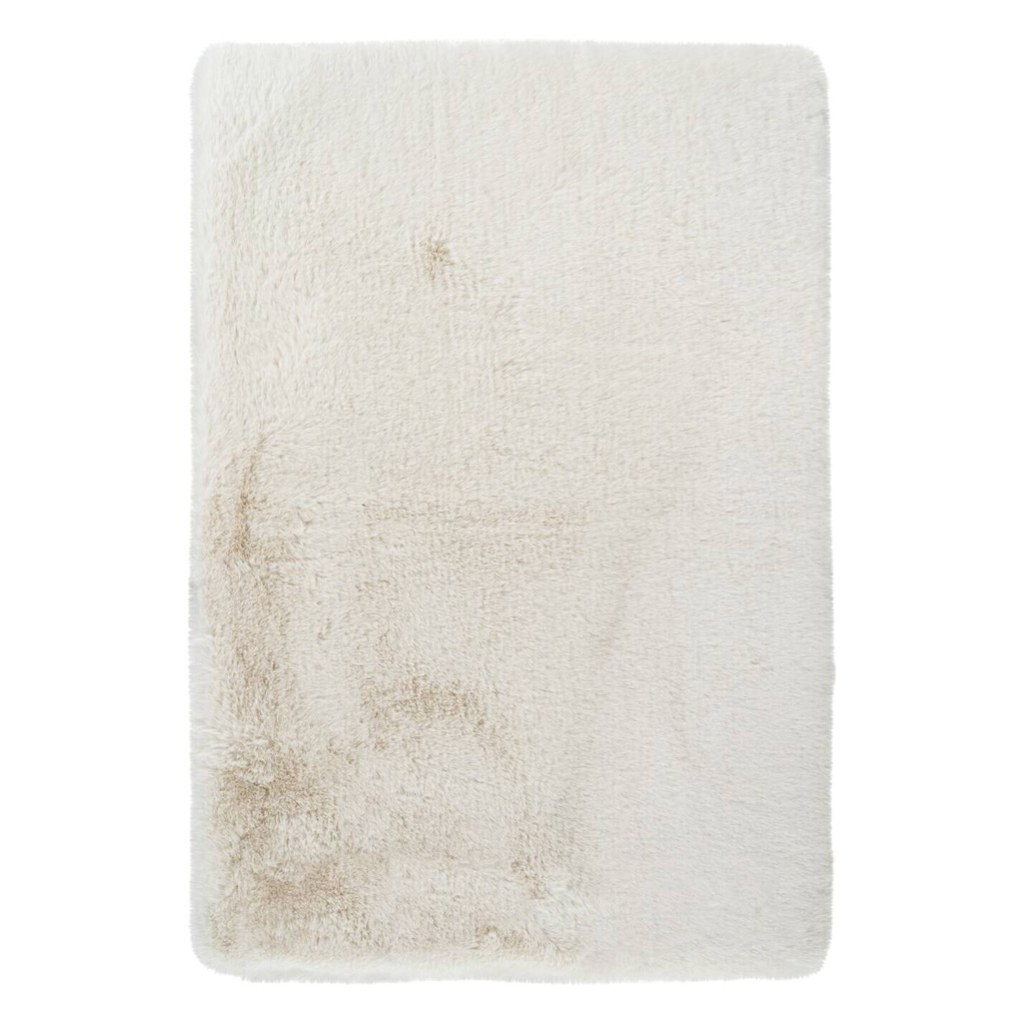 Kayoom Hochflorteppich Badematte Rabbit 625 weiß B/H/L: ca. 40x3,5x60 cm
