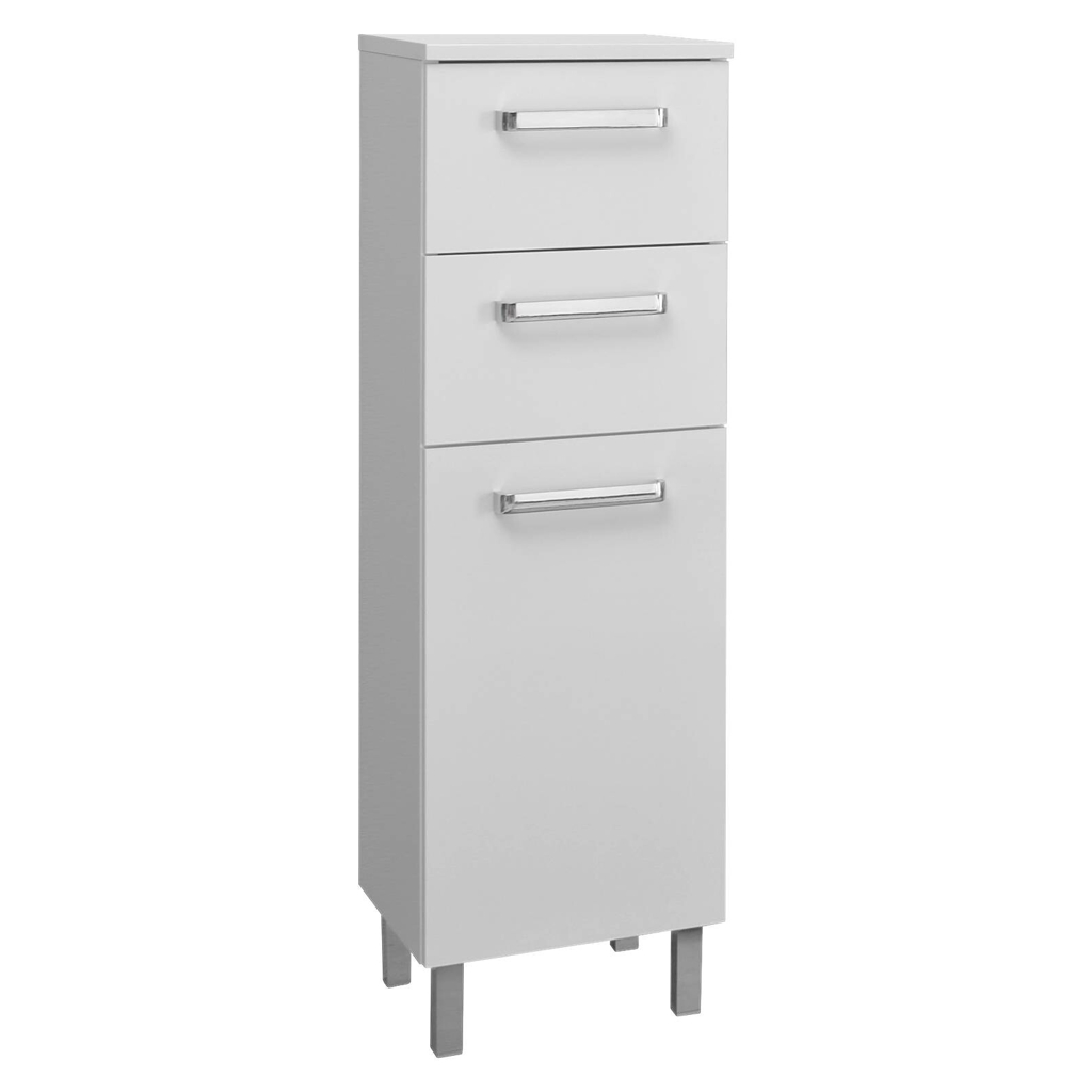 Unterschrank Quickset 312 weiß glanz B/H/T: ca. 30x100,5x33 cm