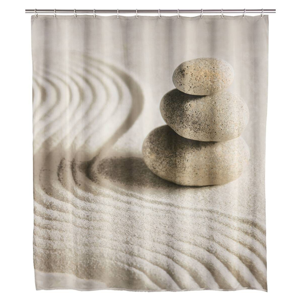 WENKO Duschvorhang sand Polyester