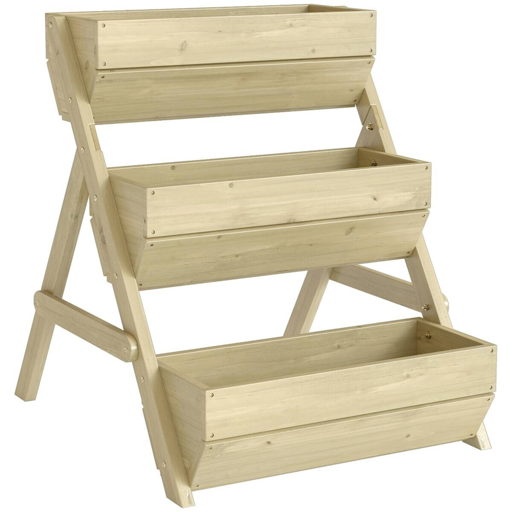 Outsunny Hochbeet grün B/H/T/L: ca. 65x76x65x75 cm