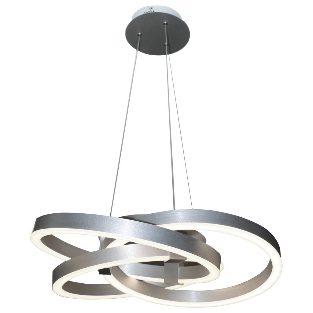 Näve Leuchten Pendelleuchte 6107960 Alu Kunststoff Metall B/H/T: ca. 58x120x58 cm null 3 Brennstellen