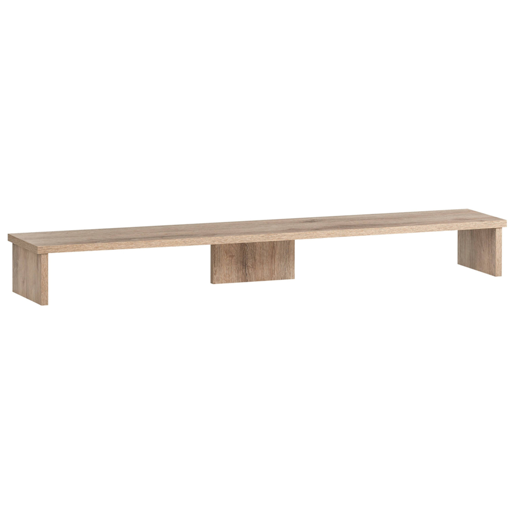 Monitoraufsatz Niels Eiche Wildeiche Nachbildung B/H/T: ca. 110x12,7x20 cm