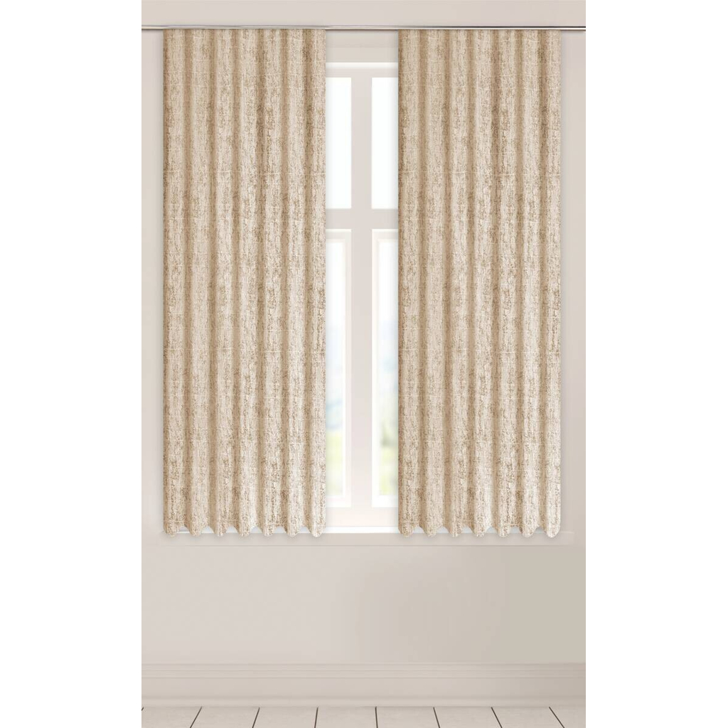 Dekovorhang Eden taupe B/L: ca. 135x175 cm
