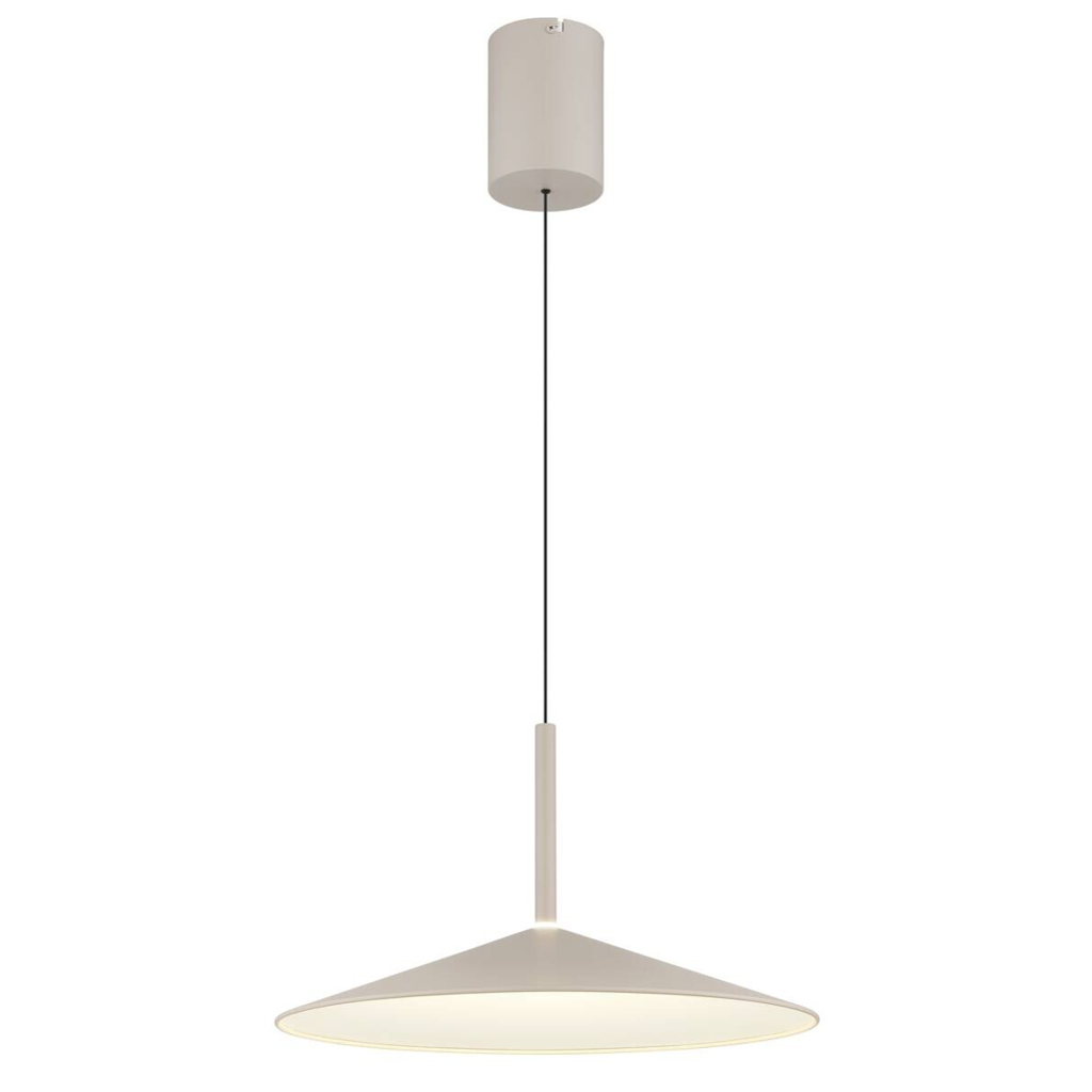 GLOBO LED-Pendelleuchte sand Metall H/D: ca. 150x47,5 cm 1 Brennstellen