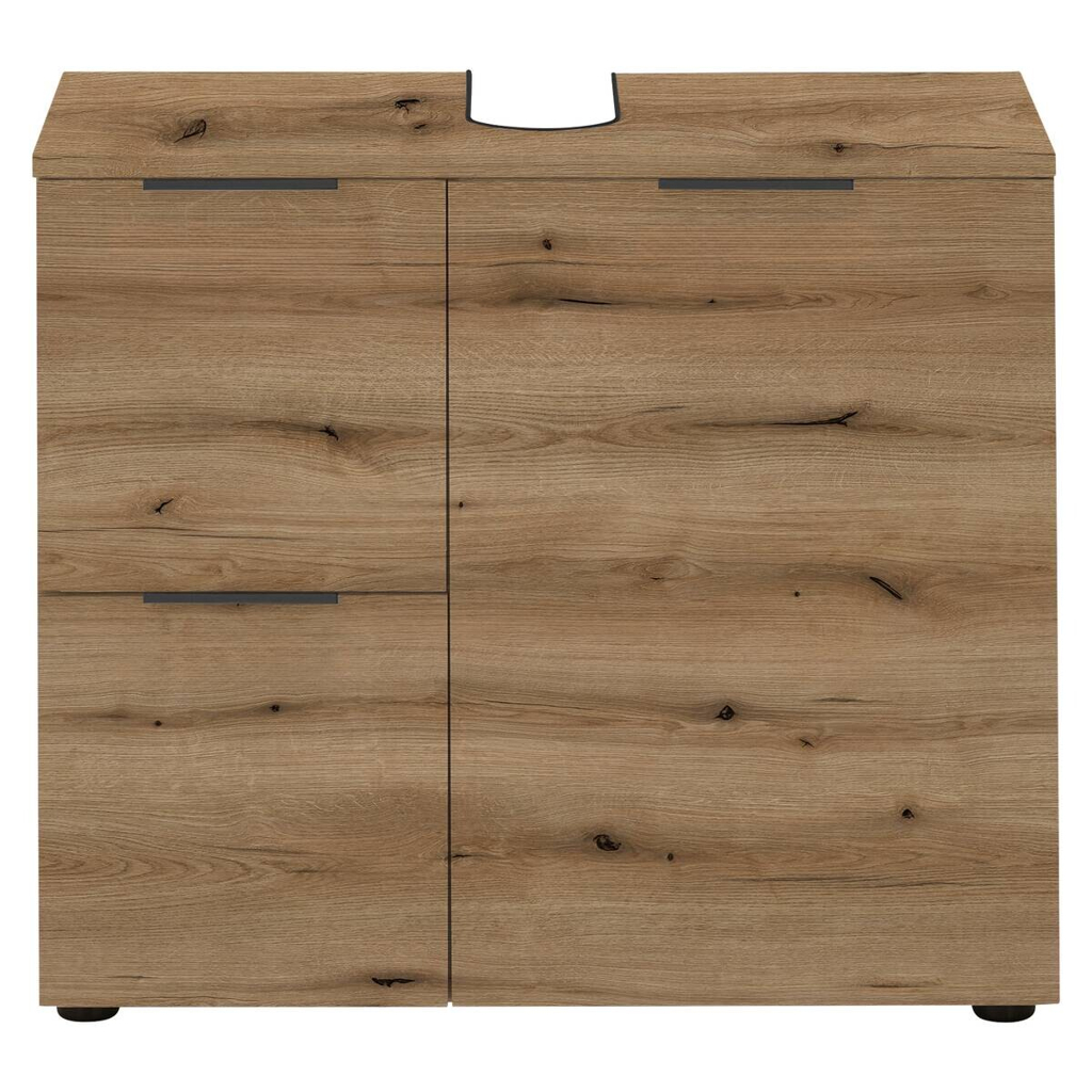 Waschbeckenunterschrank Porto Eiche Evoke Coast Nachbildung B/H/T: ca. 70x60x35 cm