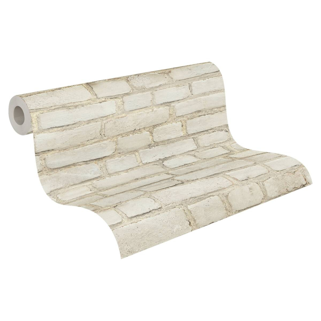 Vliestapete Steine beige B/L: ca. 53x1005 cm