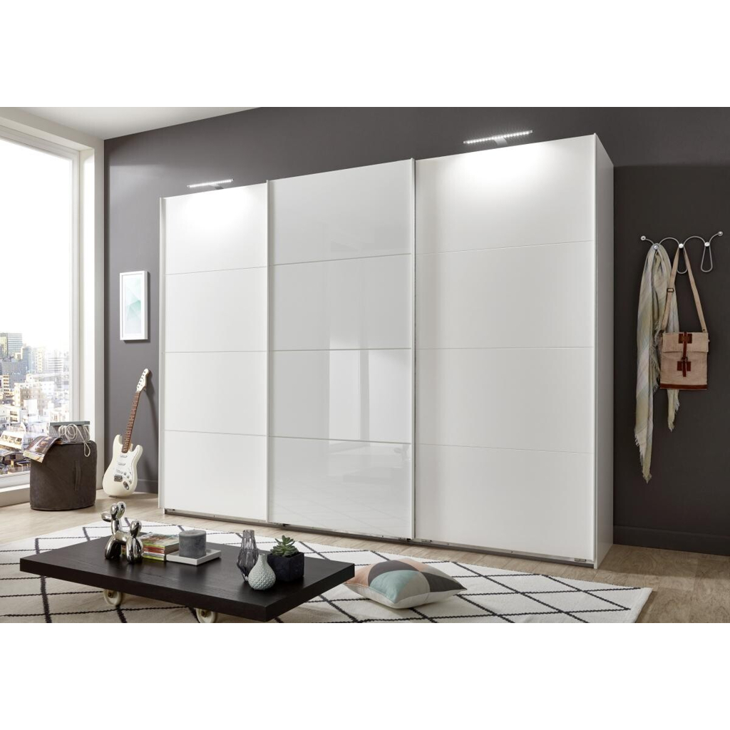 Schwebetürenschrank Ernesto Alpinweiß B/H/T: ca. 270x208x65 cm