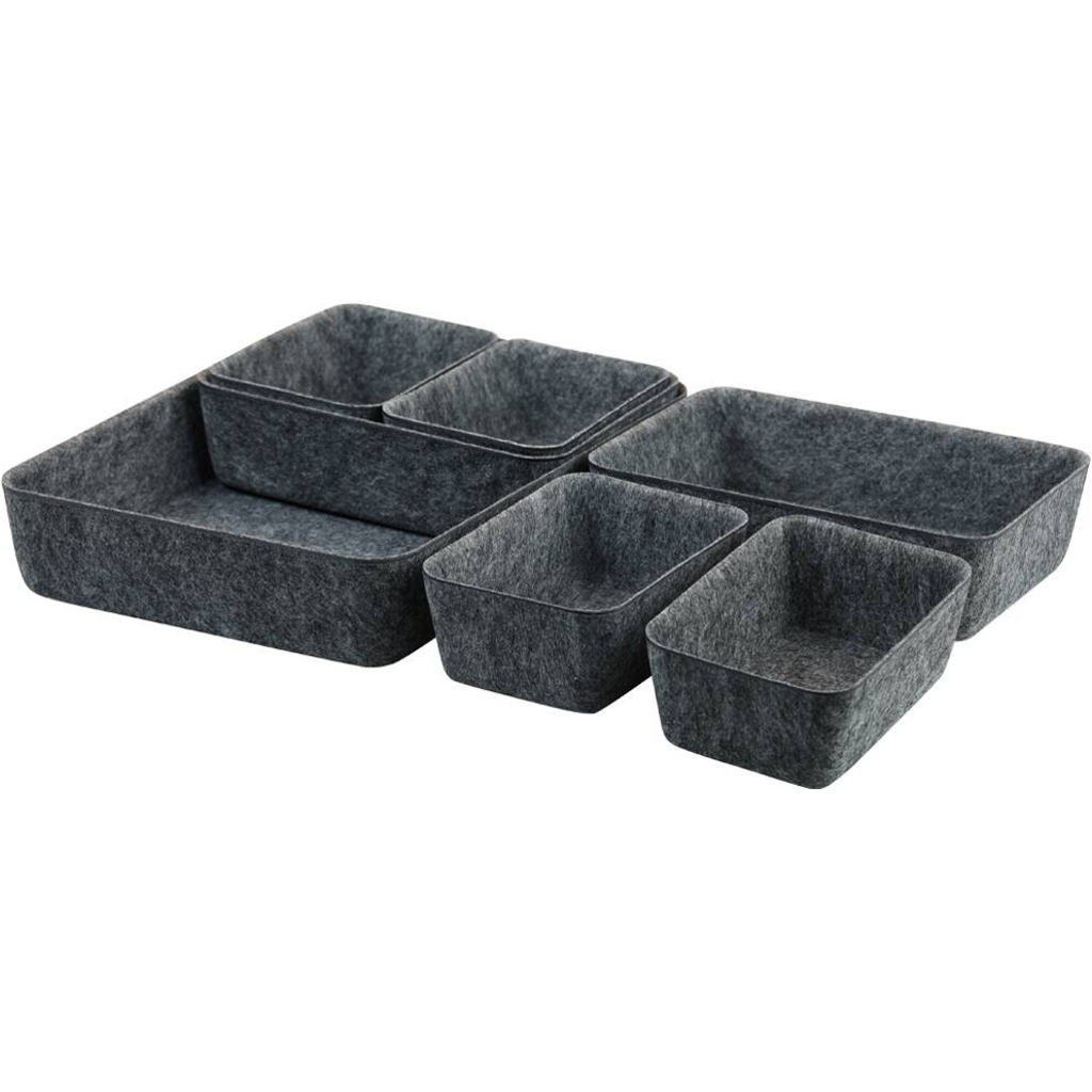 Kesper Schale schwarz Polyester B/H/L: ca. 20x5x28,5 cm