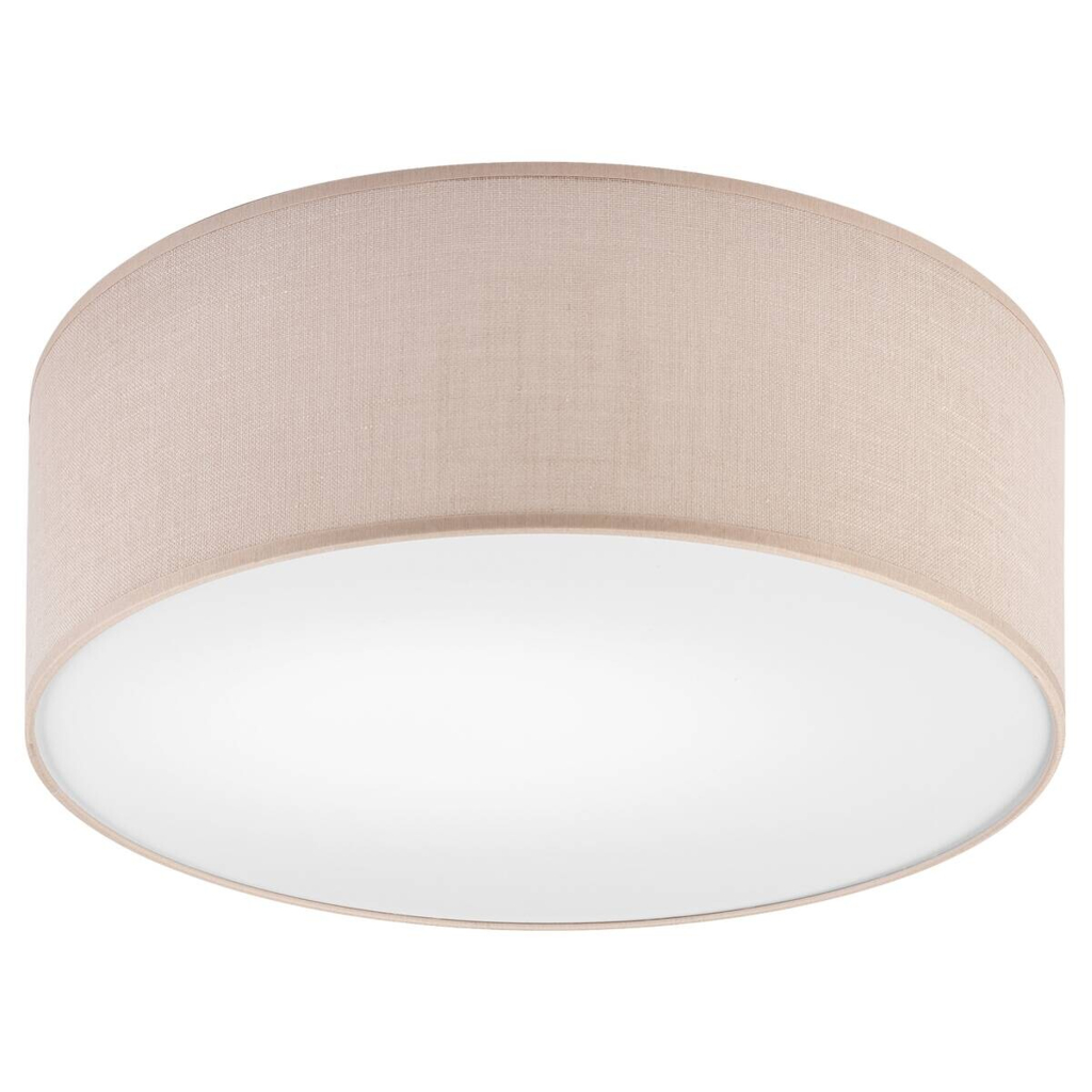 Lamkur Deckenleuchte Vivian beige PVC Textil Kunststoff H/L: ca. 13x35 cm E27 1 Brennstellen