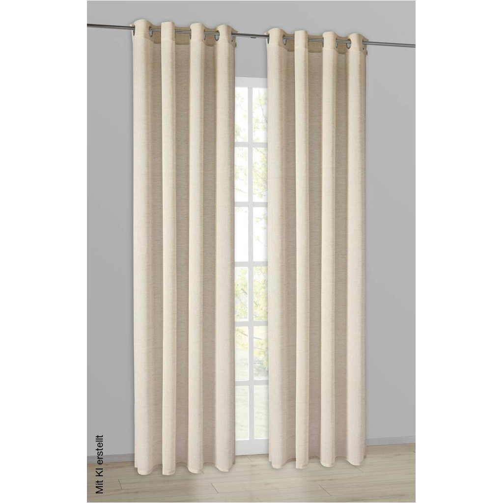 Esprit Ösenvorhang E-Ola beige B/L: ca. 140x250 cm