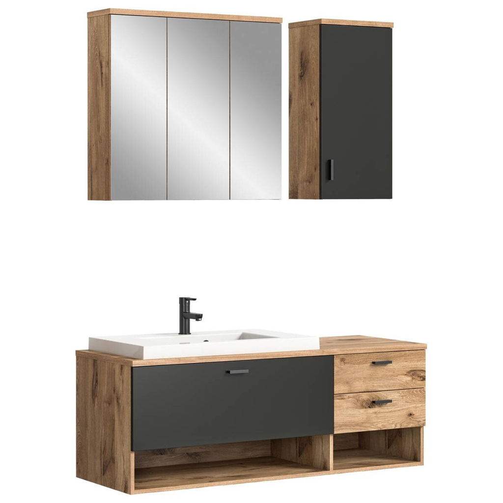 Badezimmer-Set GRADO B/H/T: ca. 140x192x48 cm