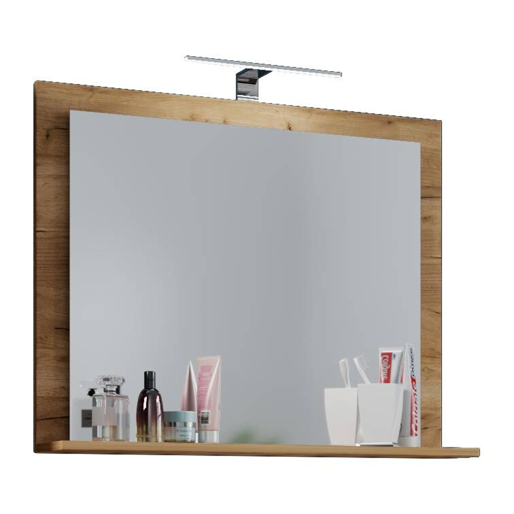 Wandspiegel Lendas Eiche Honig B/H/T: ca. 60x65x17 cm