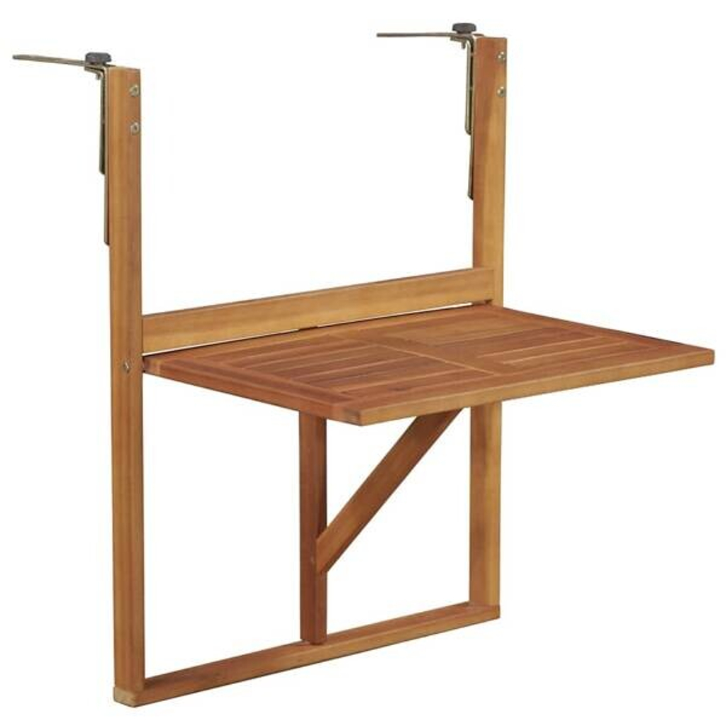 vidaXL Klapptisch braun Akazie B/H/T/L: ca. 44x80x44x64,5 cm
