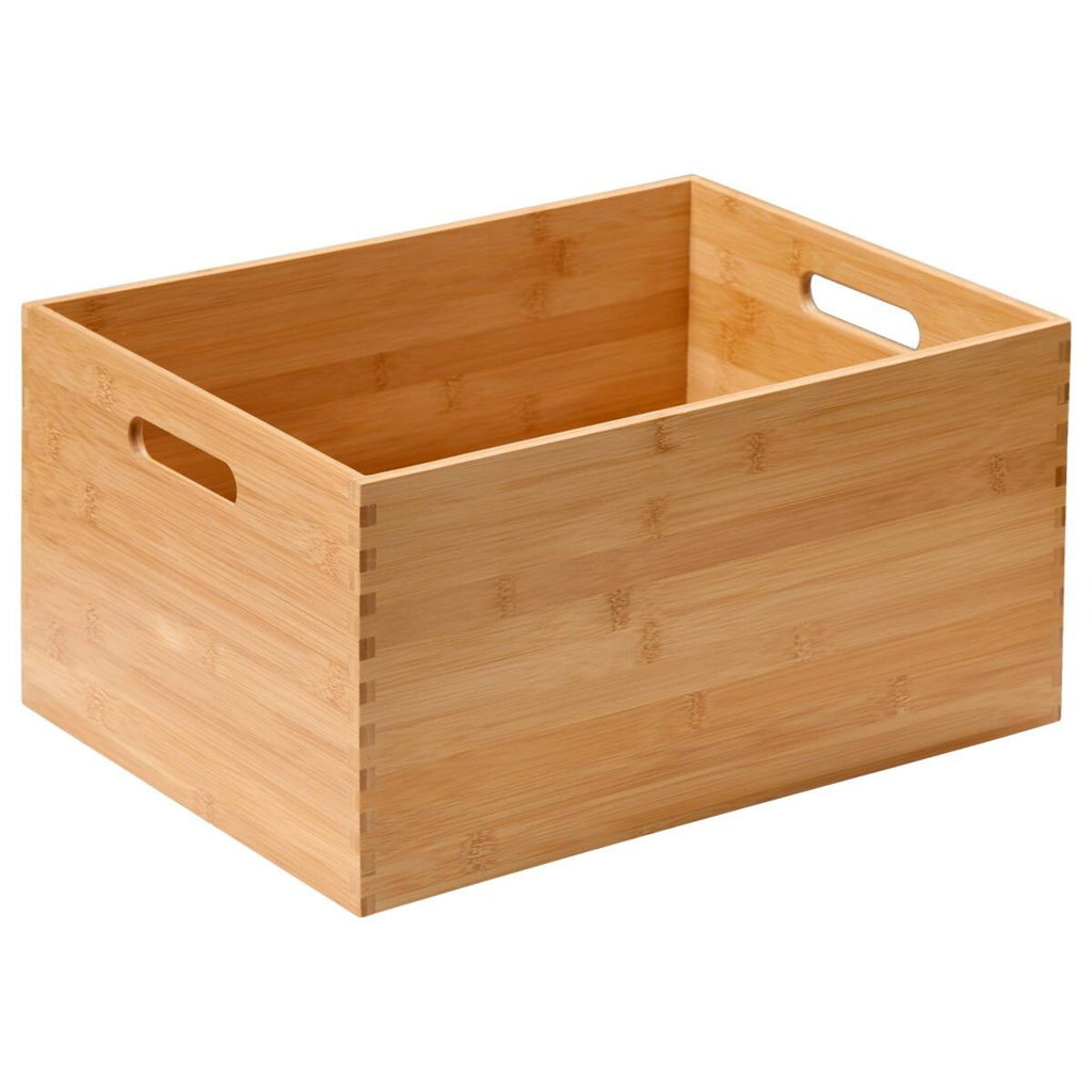 Kesper Aufbewahrungsbox natur Bambus B/H/L: ca. 28,5x20x38,5 cm