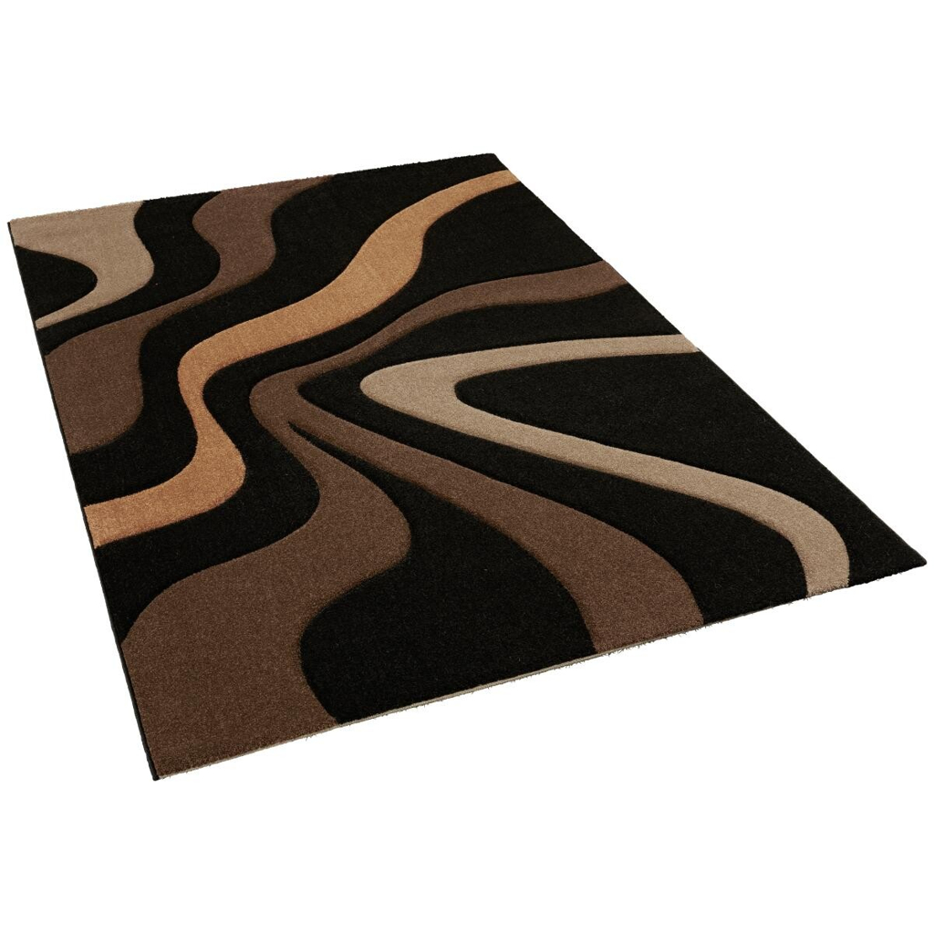 Merinos Webteppich Diamond schwarz B/L: ca. 200x290 cm