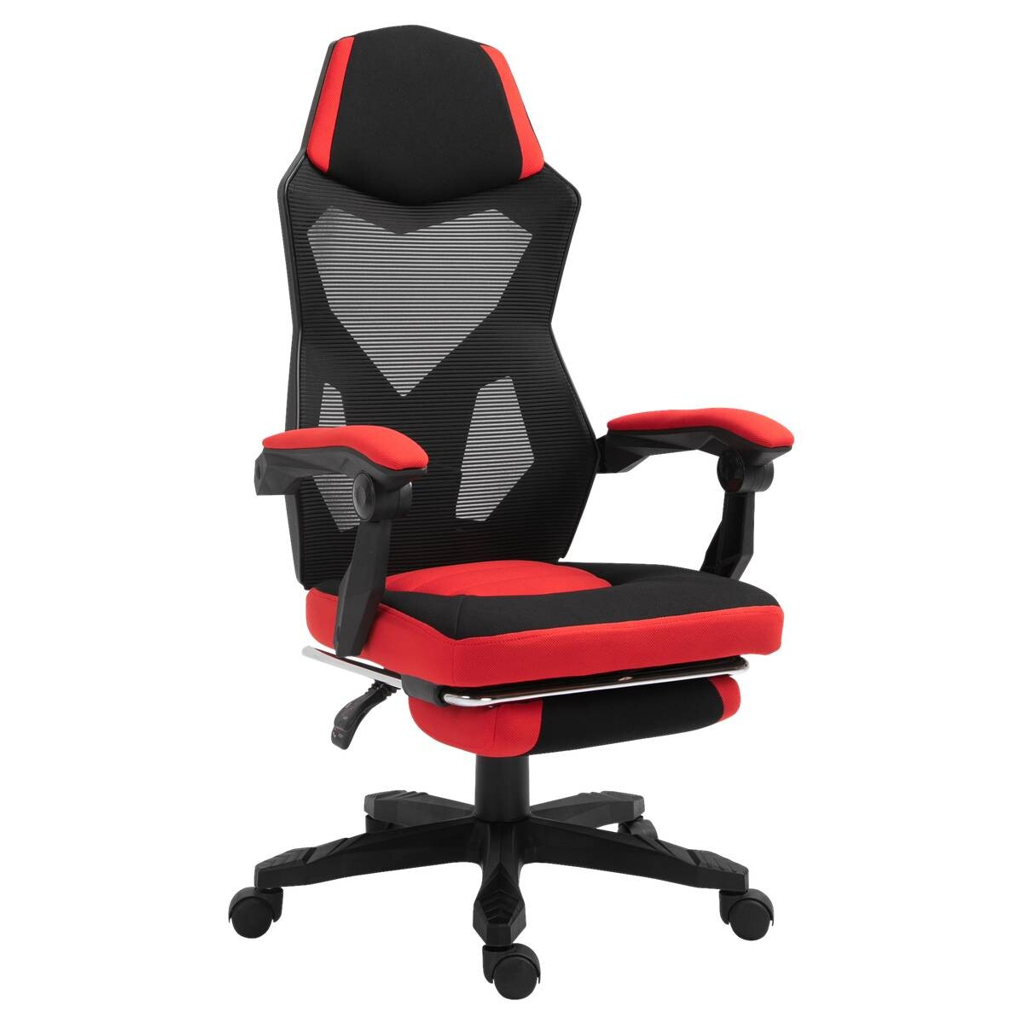 Drehstuhl 921-233 schwarz rot