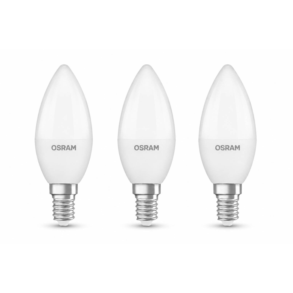 OSRAM LED-Leuchtmittel Minikerzenlampe BASE Classic B AC56448 3er Pack E14