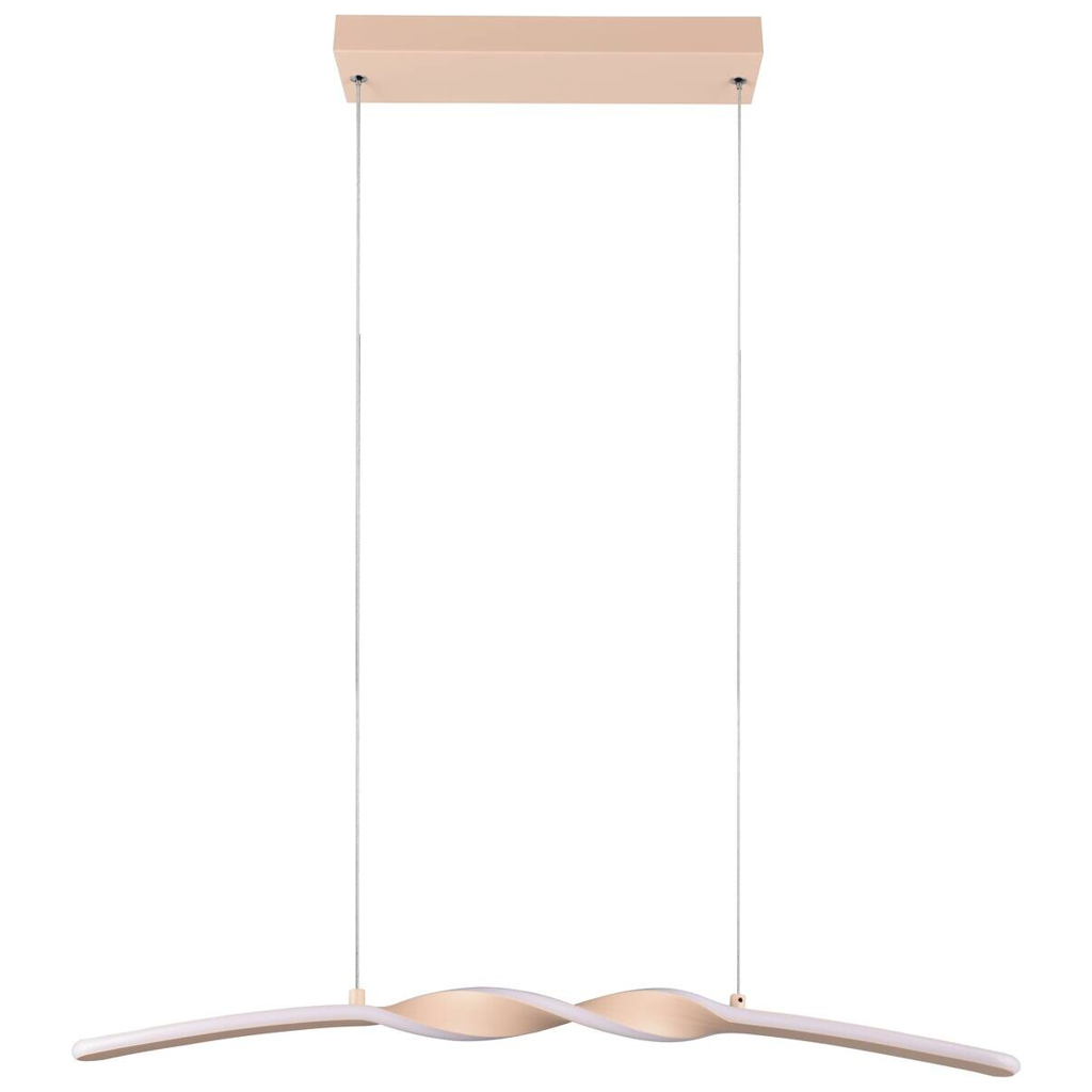 Reality LED Pendelleuchte Ginko sand Metall B/H/T: ca. 79x15x9 cm 1 Brennstellen
